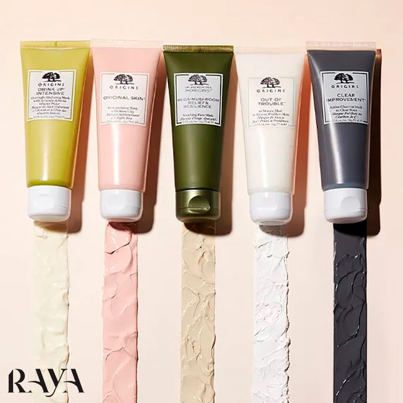 ماسک صورت احیا کننده پوست خاک رس رز اوریجینز حجم 15 ، 30 و 75 میل Origins Original Skin Retexturizing Mask With Rose Clay